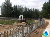 реконструкция пруда в парке