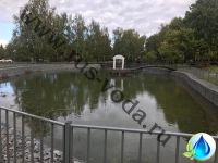 Восстановление водоема в парке